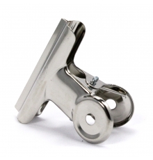 得力(deli)不銹鋼圓型票夾 51mm 3# 9523（6只/打，36只/盒）按打售