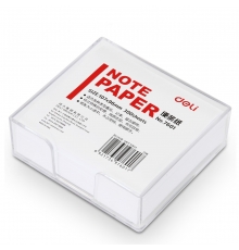 得力(deli)盒裝便條紙 7601（107*96mm，18小盒/中盒）