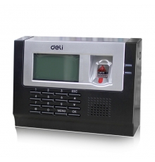 得力（Deli）3970 指紋考勤機(jī)（掛壁式、1900張卡容量、38000條超大記錄容量、支持RS232\RS485通訊方式）