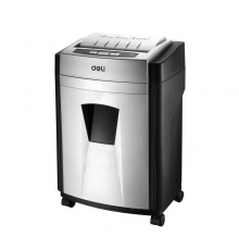 得力（Deli）9950 集體辦公型碎紙機(jī)（14L紙桶容量、可帶釘碎紙、單次碎紙能力6張S4級(jí)保密）