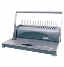 得力（Deli）3871 梳式膠圈夾條裝訂機 A4重型打孔機器（單次打孔張數(shù)12張/次）