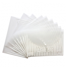 得力（deli）透明按扣文件袋 5502（混色，A4，10個/包）