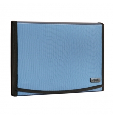 得力（deli）PP捆邊自粘扣風琴包 A6 5553