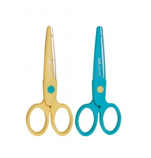 得力（deli）剪刀 6023（混色，134mm，12把/盒）