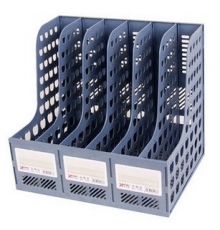 富強 FQ968A 六欄文件欄 藍色（10只/箱） 