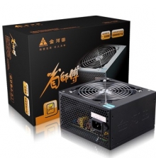 金河田(Golden field)額定450W 省師傅5500 電源(額定450W/主動(dòng)式PFC/12CM風(fēng)扇/背線(xiàn)/下置/防蟲(chóng)技術(shù))