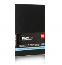 得力(deli) 7900 商務(wù)皮面本/記事本（黑色，18K/80張）