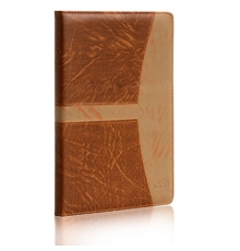 得力(deli)皮面筆記本 棕色 160頁(yè) 18K 7920