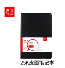 嚴(yán)采（ycai) / (得力） 25K/160頁(yè)型號(hào)8911皮面記事本